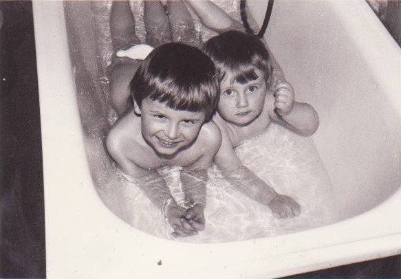 Mirek a Radka ve vaně