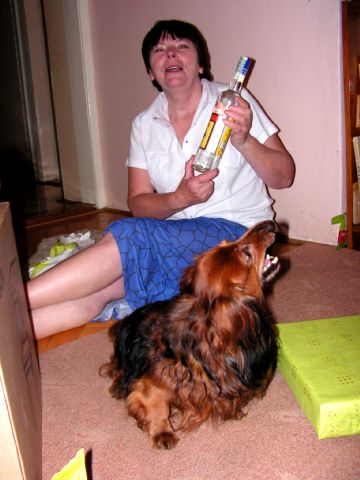 Rudova mamka Liba s Foxíkem