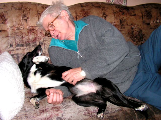 Rudův taťka se Sárou